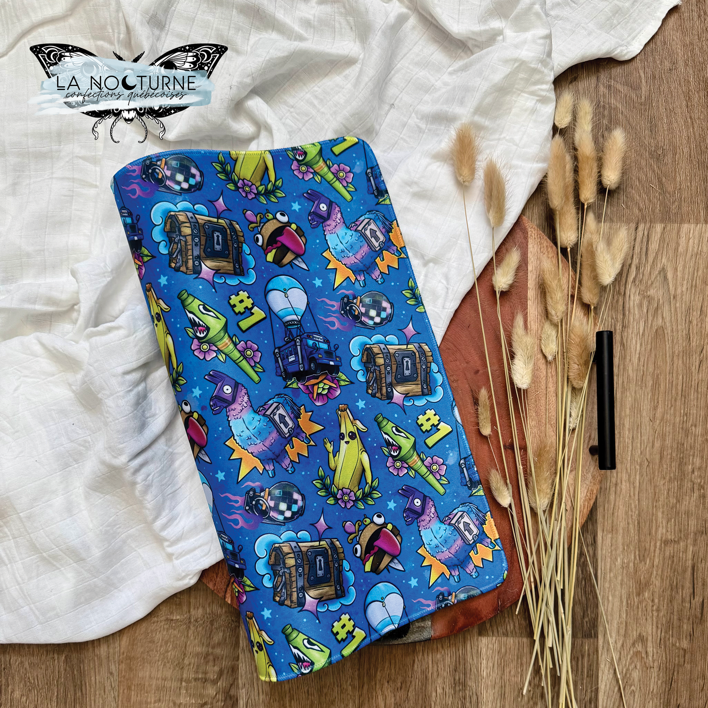 PRÊT À PARTIR - Tapis de souris Lama tattoo 90x40 cm