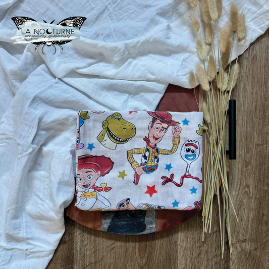 PRÊTE À PARTIR - Couverture en mousseline simple épaisseur T Story (moyenne)