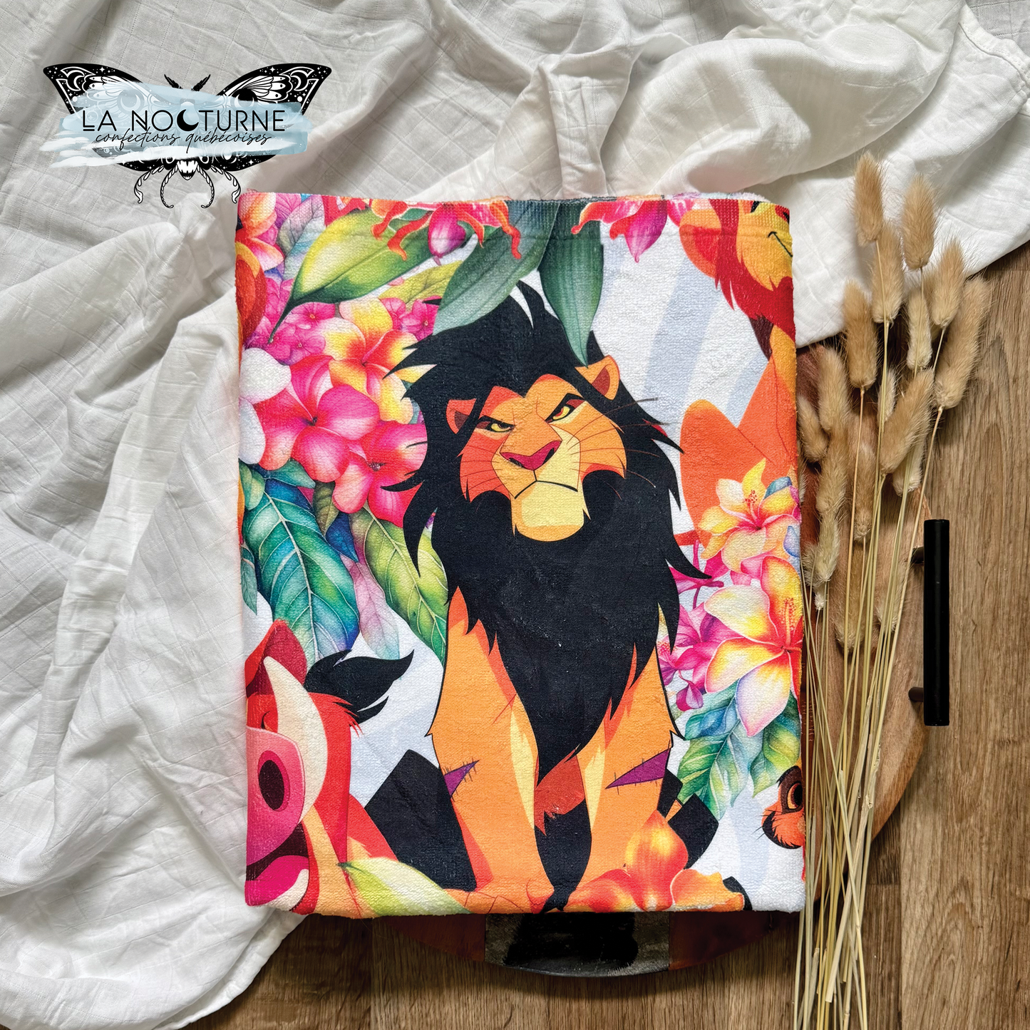 PRÊTE À PARTIR - Serviette de plage Lions tropicaux